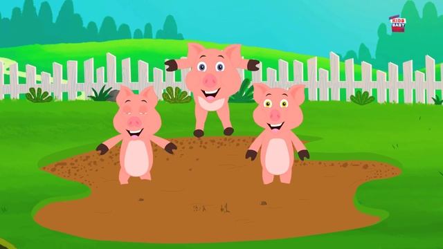 пять маленьких щенков | детские стишки | Five Little Puppies