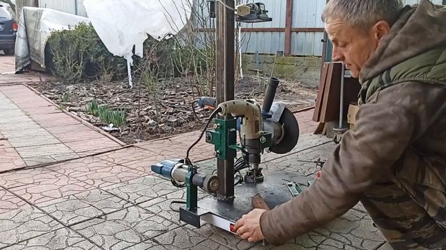 Стойка для болгарки, дрели, точила три в одном часть 2 смотреть онлайн