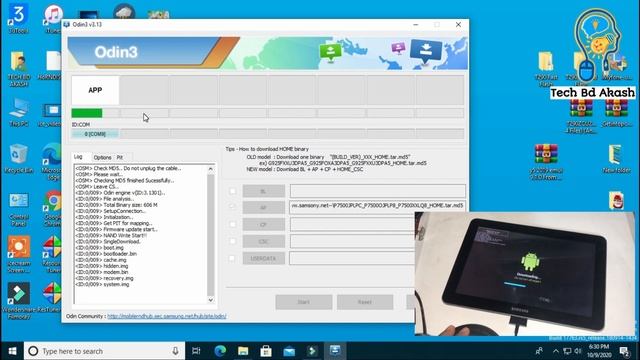 Samsung Galaxy Tab 10 1 3G GT P7500 Flash & Firmware Update (Fix ROM) Tech Bd Akash 2020!