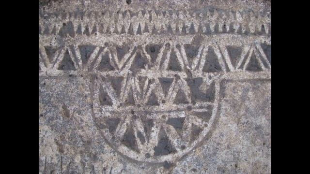 Узоры на надгробиях - Вилочковый крест 2