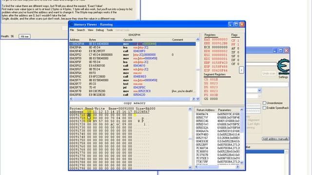 How to use Data breakpoints in Cheat Engine 6 смотреть онлайн