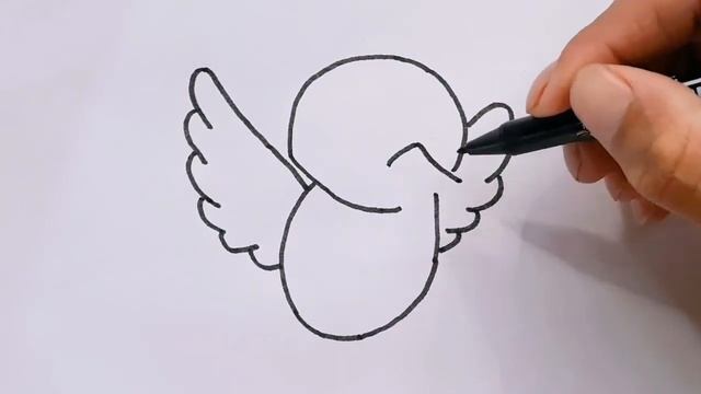 Как нарисовать Сову? How to draw a Owl, просто рисуем Урок рисования для детей.✏️? смотреть онлайн