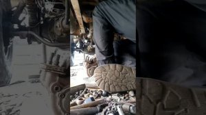 ГАЗ 66. РАЗДАТКА. Как одному снять и поставить.