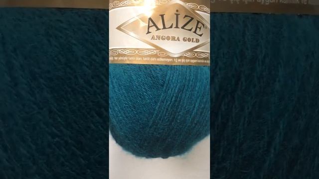 Подробный обзор пряжи Alize Angora Gold(Полушерсть с ангорой) №17 Петроль смотреть онлайн