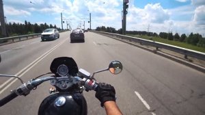 Максимальная скорость на Honda steed 400,  дальний свет на мотоцикле в Челябинске