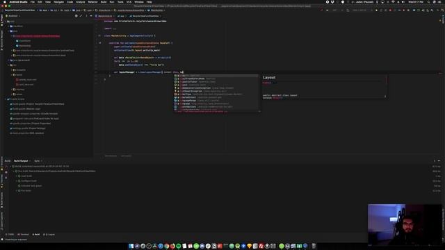 Horizontal RecylerView w/ CardView - Android w/ Kotlin смотреть онлайн