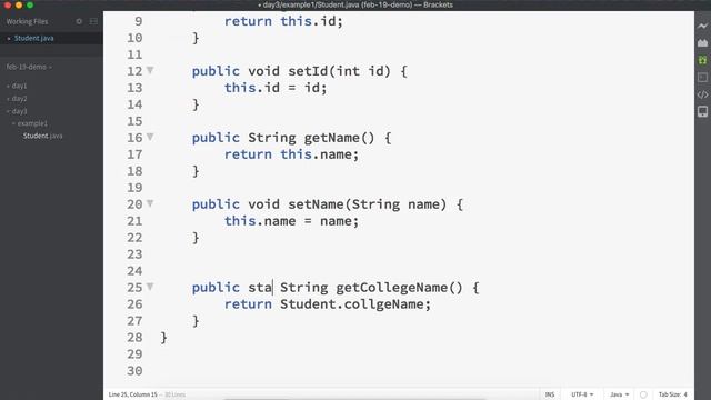 Day-3 Part-1 Fundamentals of #Static Member and Static Function in #Java. смотреть онлайн