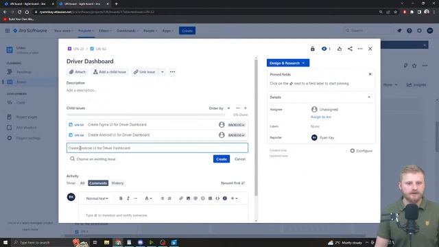 Let's Build An Uber Clone on iOS and Android w/ KMM | JIRA Stories & Tasks смотреть онлайн