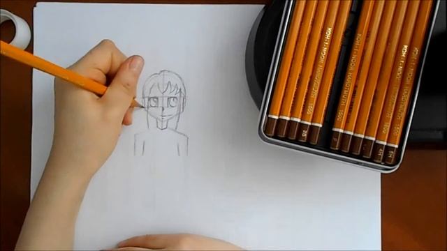 Урок 1. Рисуем Аниме. смотреть онлайн