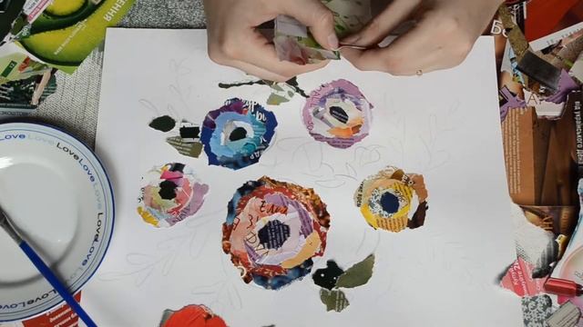 Техніка "Рвана аплікація" смотреть онлайн