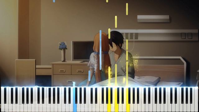 SAO: Alicization - War of Underworld Part 2 Episode 10 OST - Eugeo Piano Cover (Visualizer) смотреть онлайн