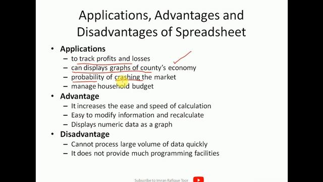 Intro to Spreadsheet (Microsoft Excel) | Applications | Advantages | Disadvantages in Urdu | Hindi смотреть онлайн