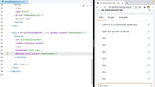 VueJS submit form on textarea enter - Tiny Tip #1 смотреть онлайн