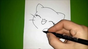 Как легко и просто нарисовать КОТЁНКА