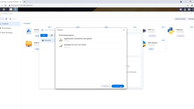 Import data backup Synology NAS / Restore Hyper Backup / Integrate PaperOffice DMS database смотреть онлайн