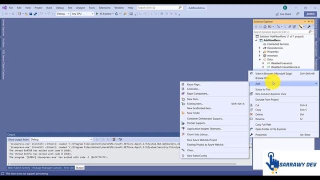 Blazor (ASP.Net Core) - Creating New Component as Custom Menu смотреть онлайн