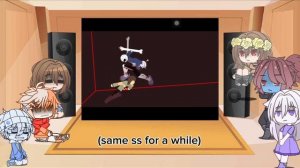 undertale react to insanity sans(insanity vs chara)