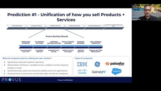 Provus Webinar: Top 3 Services Industry Predictions and the Future of Services Quoting смотреть онлайн