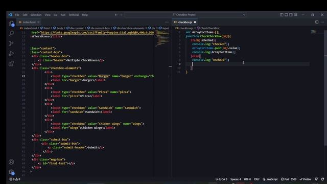 How to Get the Values from the Multiple Check Boxes| HTML CSS JS смотреть онлайн