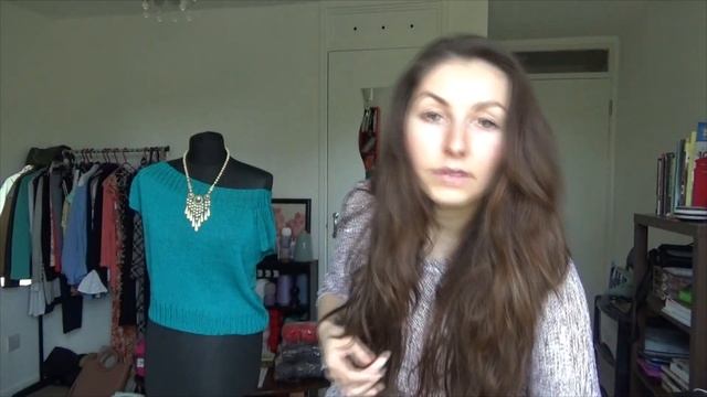 Что я связала// Топ спицами// Процессы