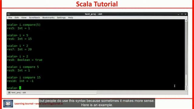 Scala Tutorial - Operators смотреть онлайн