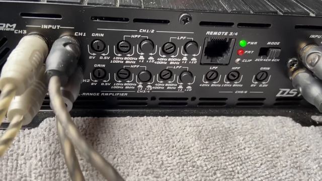 Настройка усилителя DYNAMIC STATE CUSTOM CA-100.6 смотреть онлайн