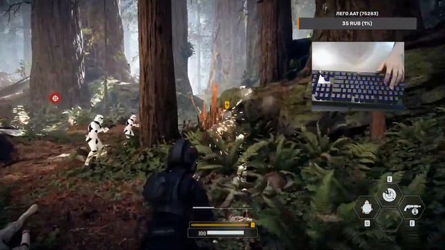 играем в SWBF2 | 100 подписчиков | марафон роликов на следующей неделе смотреть онлайн