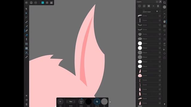 Modifying Node Handles (cusps) Affinity Designer iPad смотреть онлайн