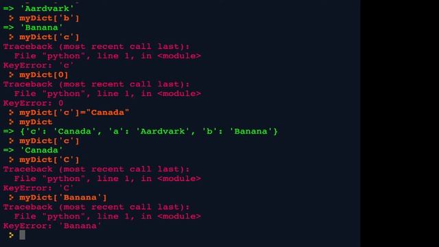 Python 20: Dictionaries Examined смотреть онлайн