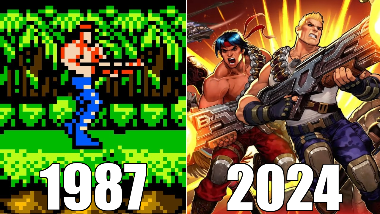 Эволюция серии игр Contra [1987-2024] смотреть онлайн