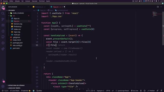 UPLOAD DE IMAGENS COM FIREBASE E REACT | FIREBASE V9 STORAGE смотреть онлайн