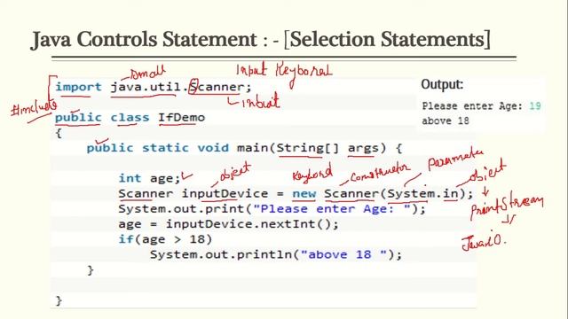Selection Statement in Java смотреть онлайн