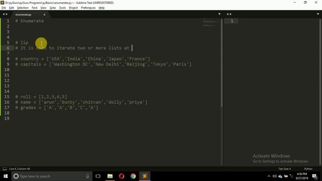 pyBasics 70 | Enumerate and zip Function | pyGuru смотреть онлайн