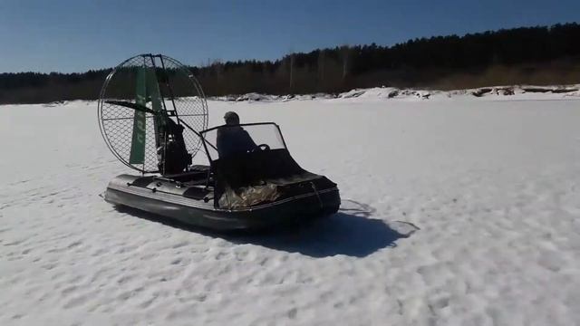 Аэролодка Лани-Стриж360 с мотором 27л.с смотреть онлайн