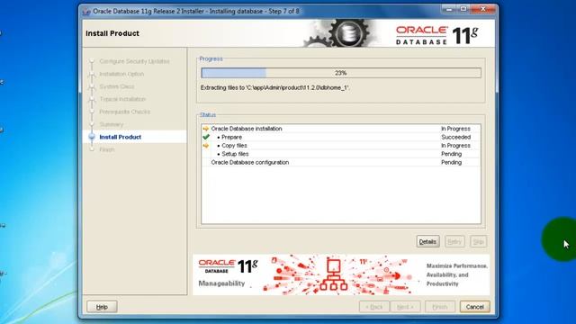 Installation of Oracle11g смотреть онлайн