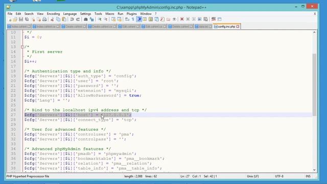 [FIXED] phpMyAdmin Error: No connection could be made because the target machine actively refused i смотреть онлайн