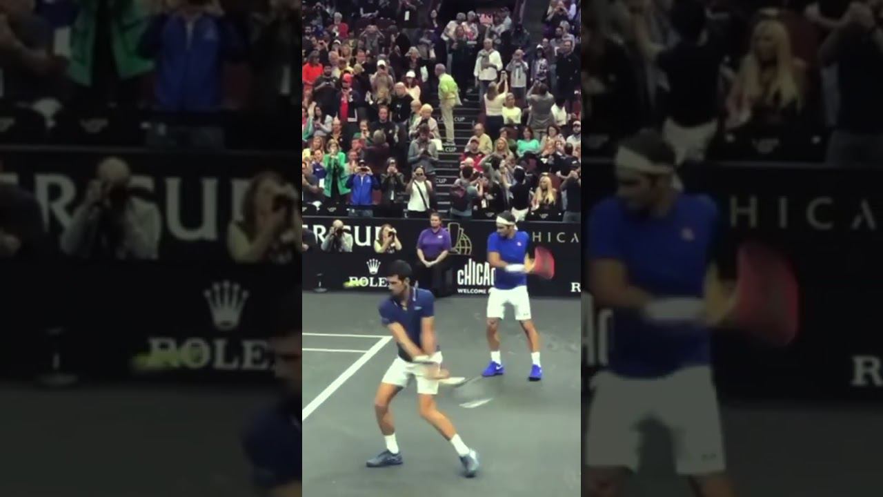 Novak Djokovic Roger Federer split step смотреть онлайн