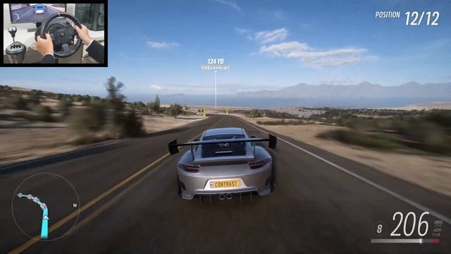 Porsche 911 GT2 RS Goliath Race - Forza Horizon 5 | Thrustmaster TX смотреть онлайн