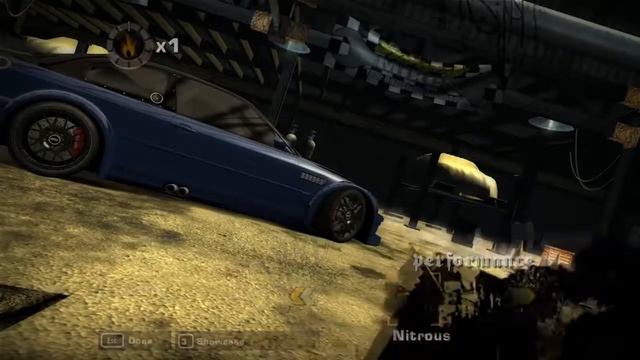 NFS Most Wanted - BMW M3 GTR E46 atualizável (corrida) смотреть онлайн