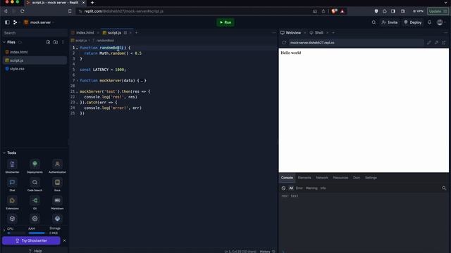 Create a mock server | Solving Frontend interview problems смотреть онлайн