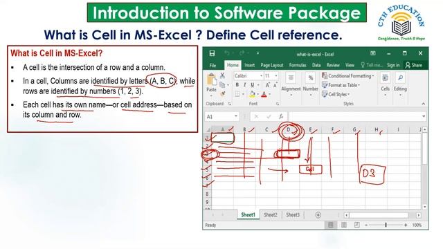 What is Cell & Cell Reference in MS-Excel ? II MS-Excel में सेल क्या है? What is cell address? смотреть онлайн
