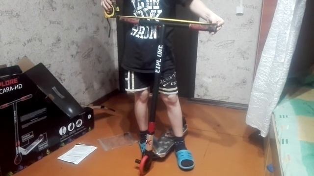 Распаковка трюкового самоката Explore Pescara Hd