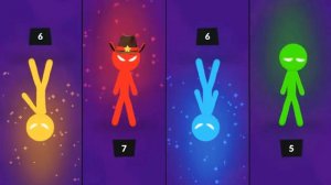 Играем в стикмен пати с моим другом .!???????