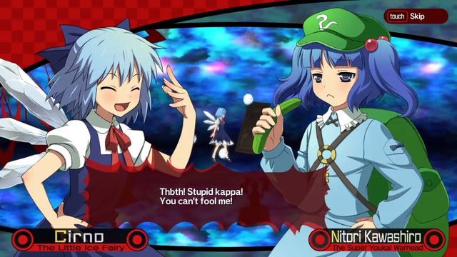 Touhou Azure Reflections - Cirno C (Lunatic, 1cc, no bomb, all spellcards captured) смотреть онлайн
