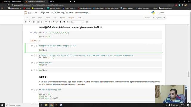 2 Python List, Dictionary, Sets | Python Tutorial For Beginners | смотреть онлайн