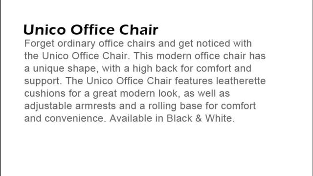 Zuo Unico Modern Office Chair смотреть онлайн