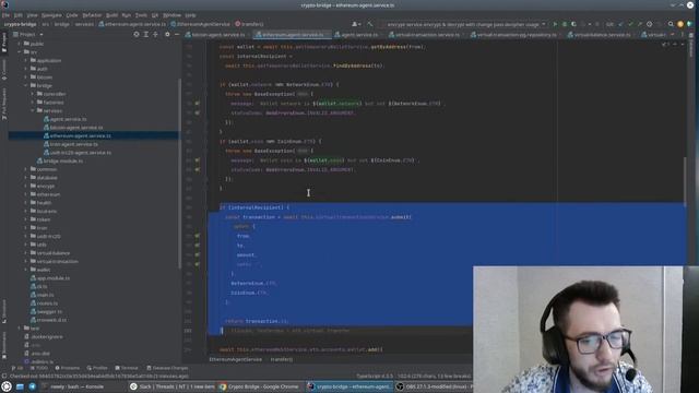 Crypto Bridge #2. Реализация виртуальных транзакций смотреть онлайн