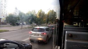 Поездка на автобусе ВМЗ-4252 «Олимп» по маршруту 11 г. Вологда