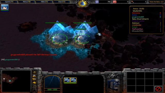 Warcraft 3 TFT - Nuke the Baka #2 смотреть онлайн
