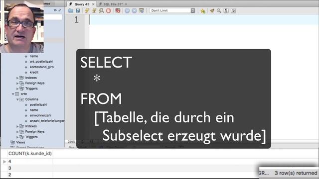 MySQL: Verständliche Einführung in Subqueries (Subselects) (deutsch) смотреть онлайн